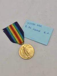 Original ww1 Victory Medal - navngiven