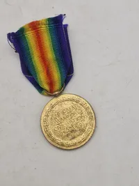 Original ww1 Victory Medal - navngiven