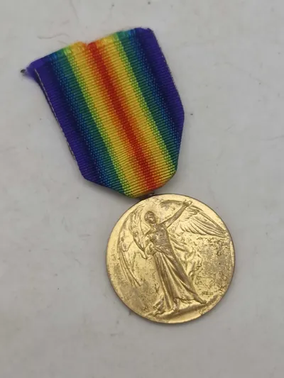 Original ww1 Victory Medal - navngiven