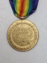 Original ww1 Victory Medal - navngiven