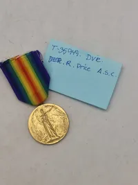 Original ww1 Victory Medal - navngiven