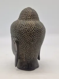 Antikt Buddha hoved bronce