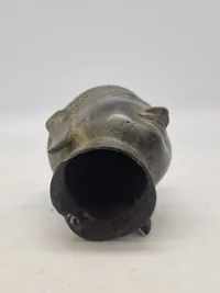 Antikt Buddha hoved bronce