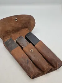 Original Dansk HV stemplet Husqvarna magasin taske med indhold