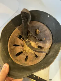 Original Tysk WW2 hjelm
