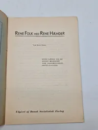Rene folk med rene hænder