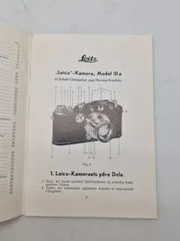 Original Brugsanvisning til Leica