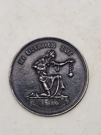 Original tysk ww1 mønt - “Gold Für Eisen” - ww1
