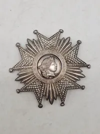 Original French LEGION OF HONOR Medal Sterling Silver Award Grand Officer Breast Insignia Badge