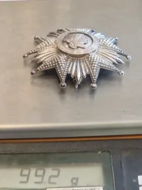 Original French LEGION OF HONOR Medal Sterling Silver Award Grand Officer Breast Insignia Badge
