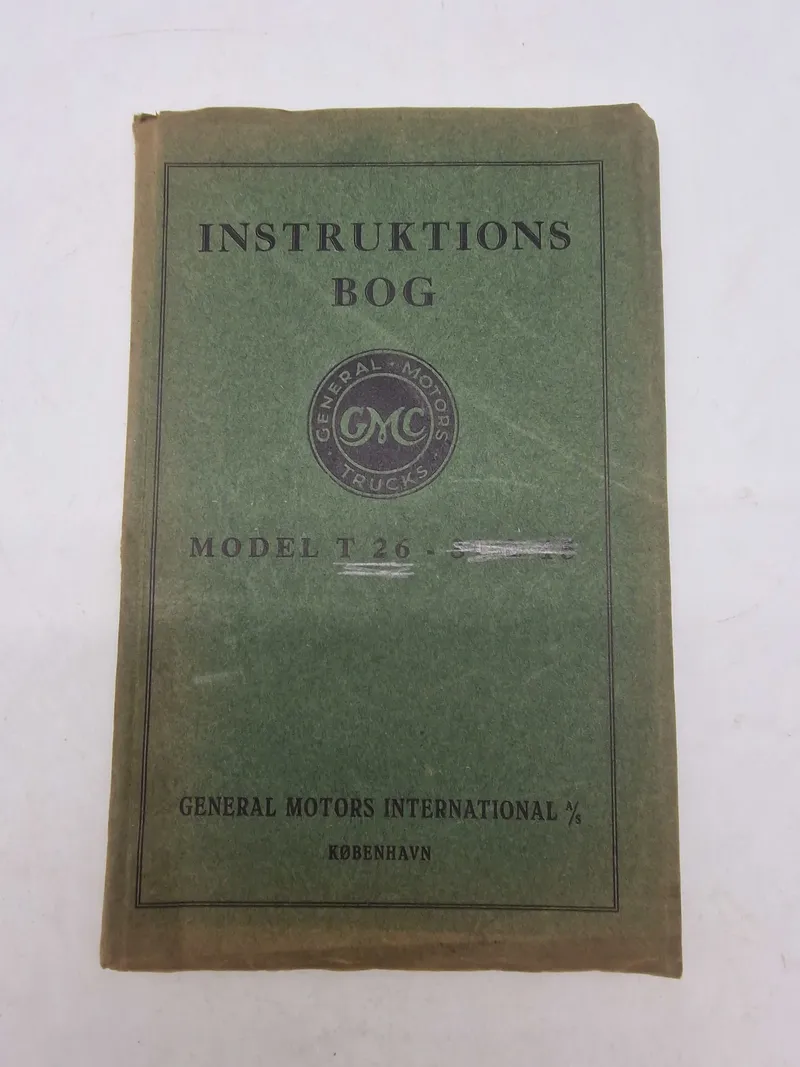 GMC instruktionsbog