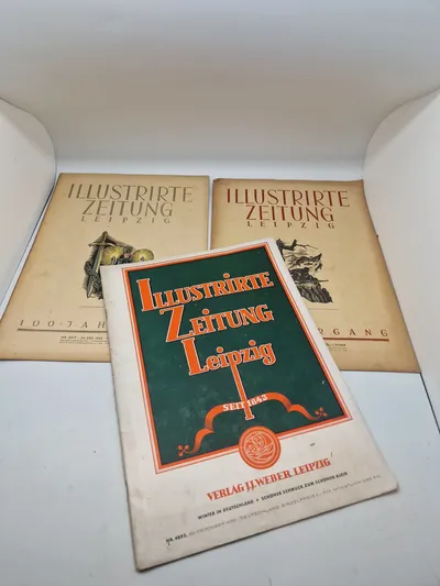 Originale eks af det tyske blad ILLUSTRIRTE ZEITUNG LEIPZIG - ww2