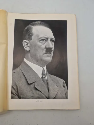 Originalt nazistisk propaganda på dansk med Dansk front hilsen fra Forfatteren