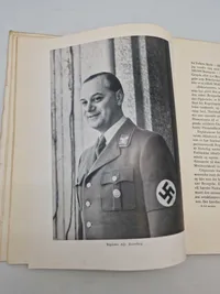 Originalt nazistisk propaganda på dansk med Dansk front hilsen fra Forfatteren