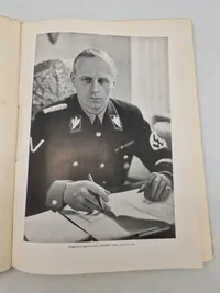 Originalt nazistisk propaganda på dansk med Dansk front hilsen fra Forfatteren
