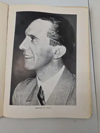 Originalt nazistisk propaganda på dansk med Dansk front hilsen fra Forfatteren