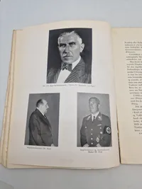 Originalt nazistisk propaganda på dansk med Dansk front hilsen fra Forfatteren