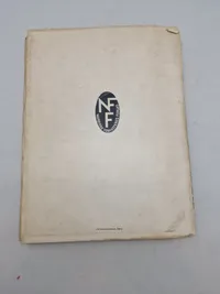 Originalt nazistisk propaganda på dansk med Dansk front hilsen fra Forfatteren