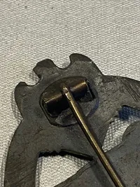 Originalt tysk Panzerkampfabzeichen - bronce