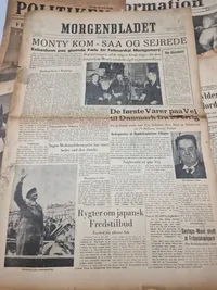 Samling originale danske ww2 aviser