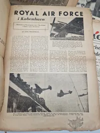 Samling originale danske ww2 aviser