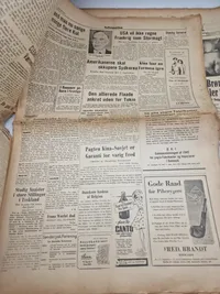 Samling originale danske ww2 aviser