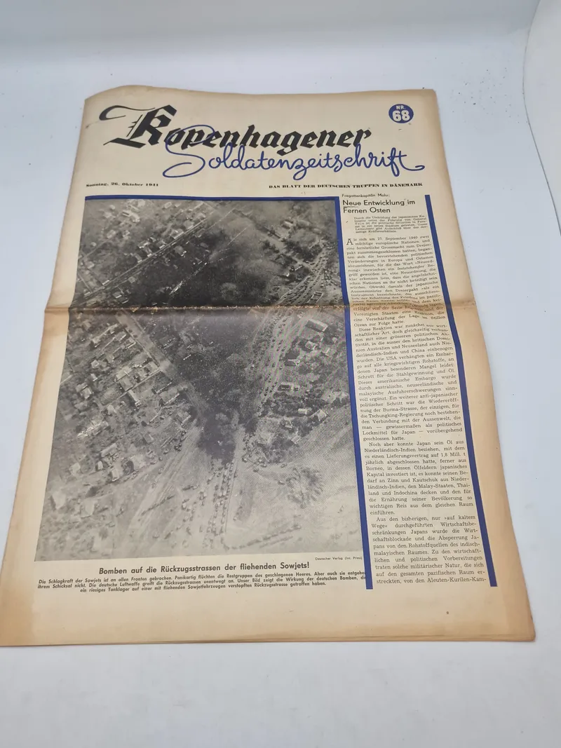 Originalt eks af
Kopenhagener Soldatenzeitschrift fra ww2