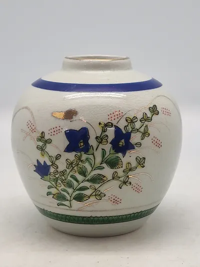 Kinesisk porcelæns-ingefærkrukke