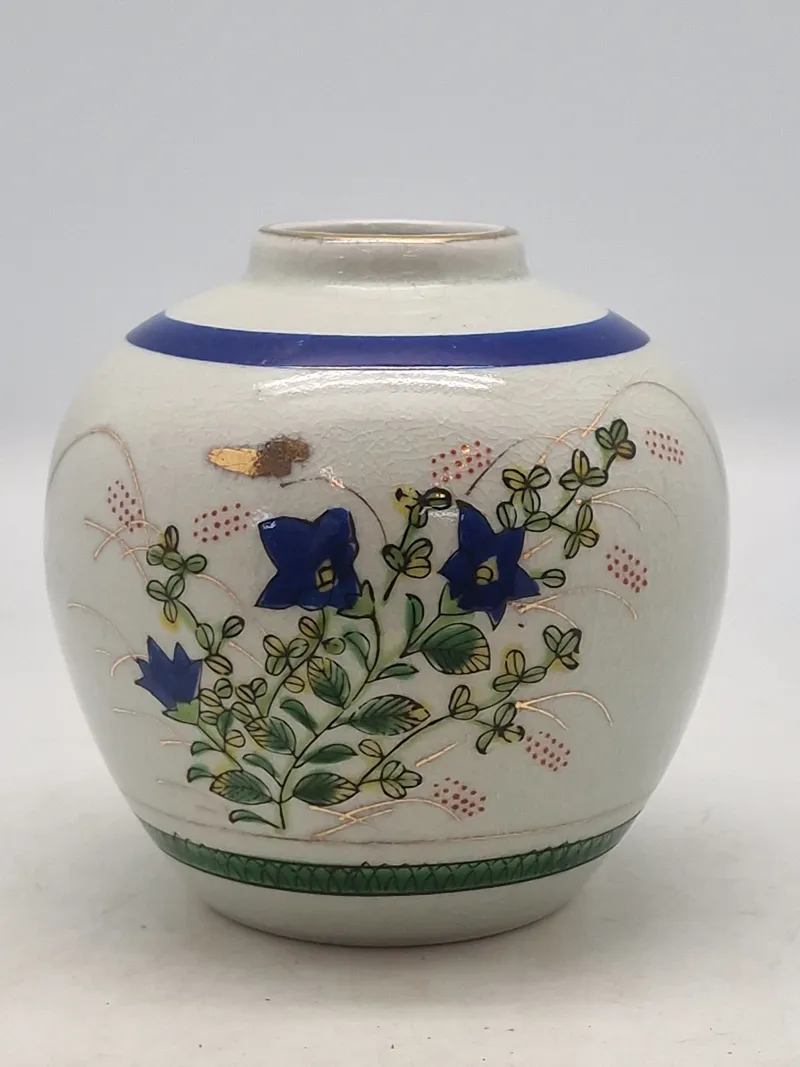 Kinesisk porcelæns-ingefærkrukke