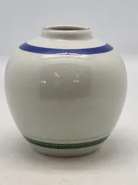 Kinesisk porcelæns-ingefærkrukke