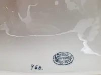 Sjælden stor porcelæns tyr (Amphora Werke Riessner, 1919-1945