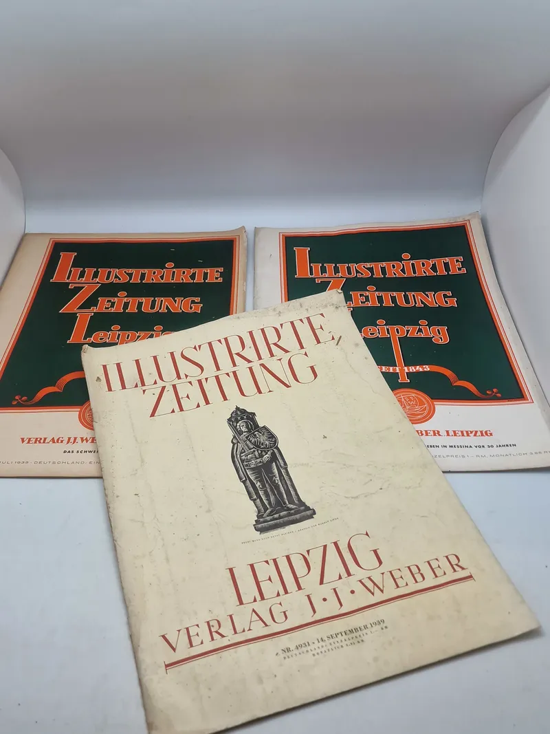 Samling originale tyske ww2 tidsskrifter
