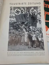 Samling originale tyske ww2 tidsskrifter
