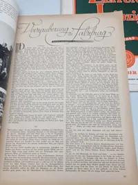 Samling originale tyske ww2 tidsskrifter