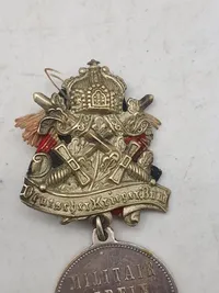 Original tysk Militair Verein Kappeln" fra 1888 medalje