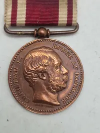 Original dansk krigsdeltager medalje - 1864