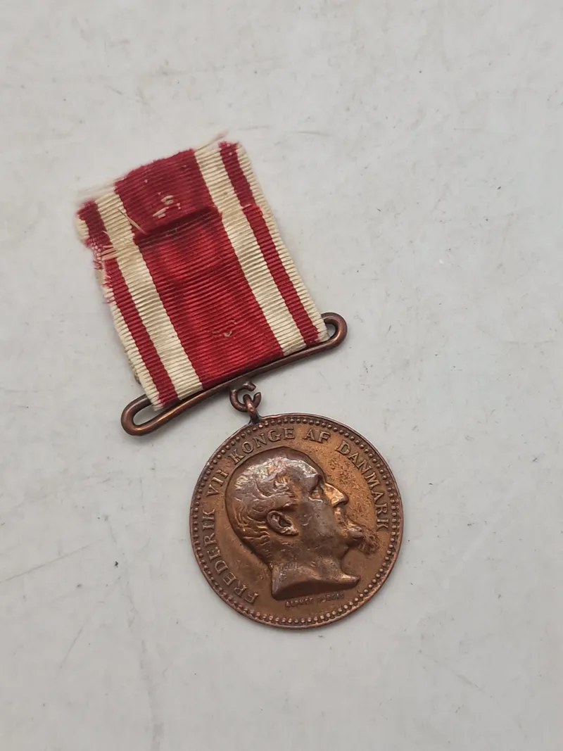 Original dansk krigsdeltager medalje - 1 slesvigske krig