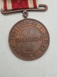 Original dansk krigsdeltager medalje - 1 slesvigske krig