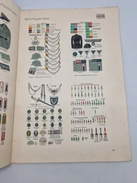 Originalt ww2 hæfte - Uniformen und abzeichen