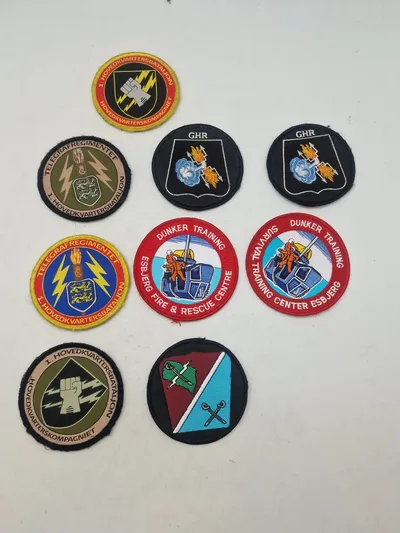 Lot originale danske patches