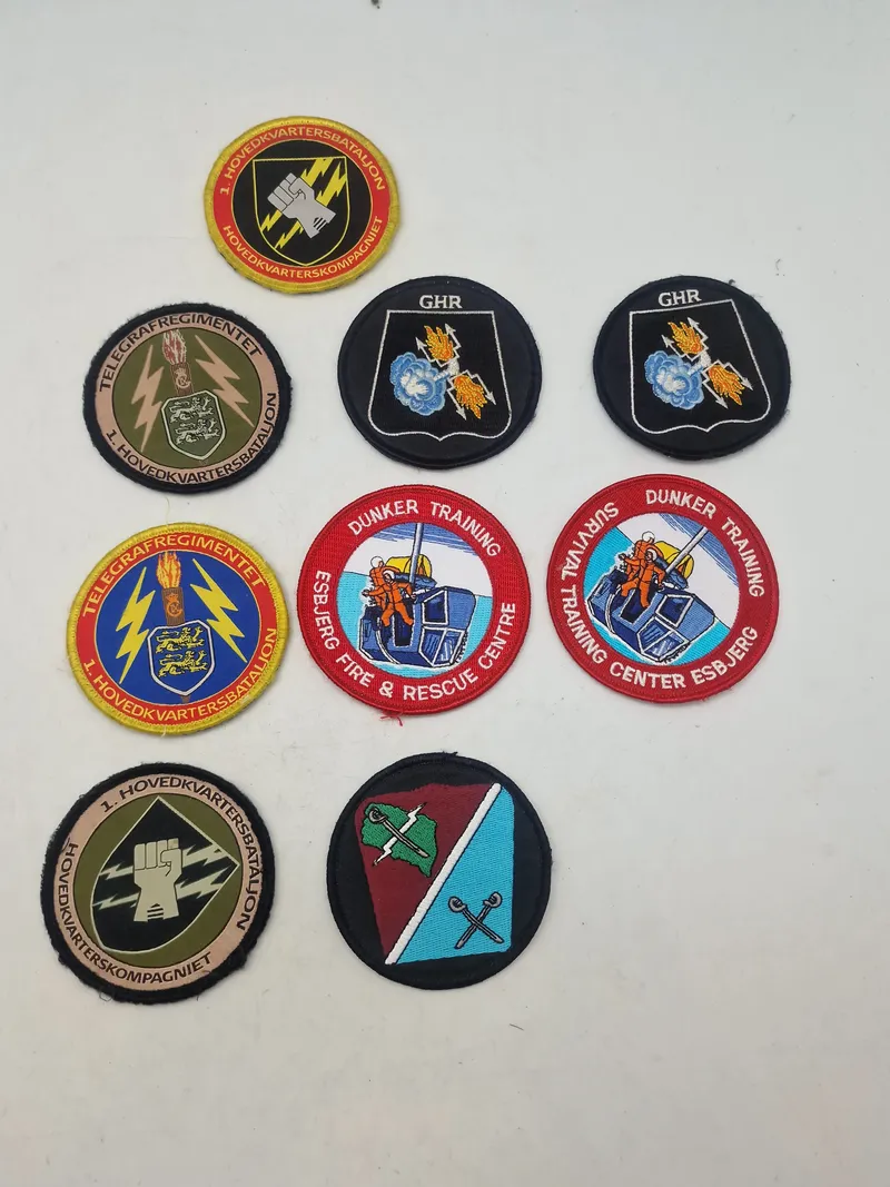 Lot originale danske patches