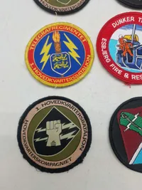 Lot originale danske patches