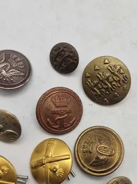 Lot diverse danske knapper