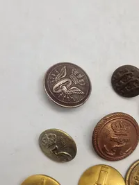 Lot diverse danske knapper