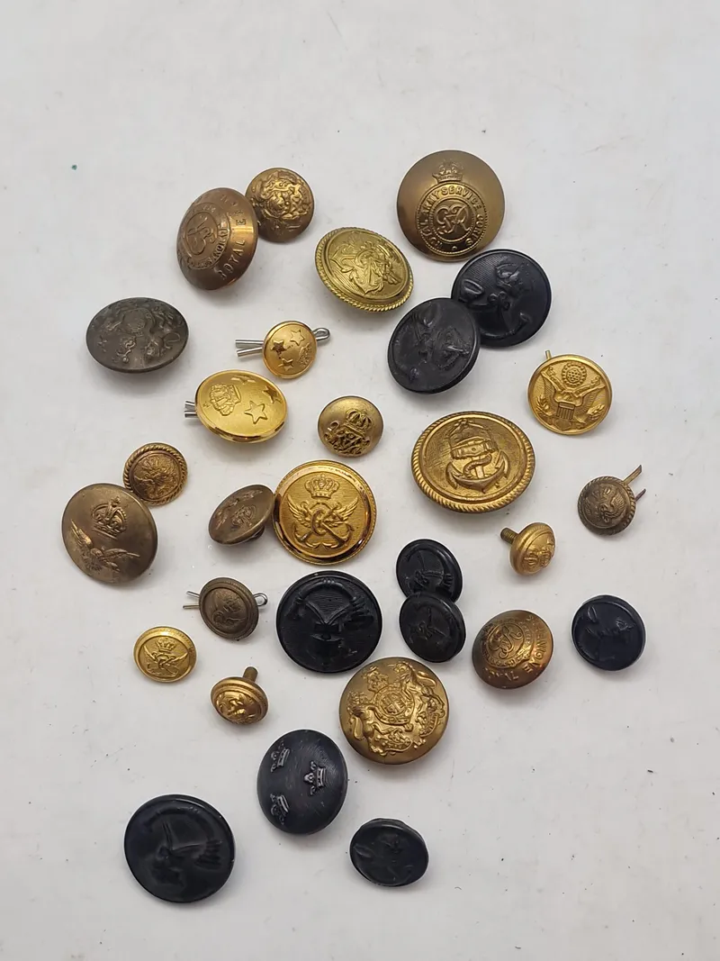 Lot diverse knapper