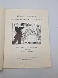 Den Forbudte Maler - Billeder fra Besættelsestiden" af Harald Engman, udgivet i København i 1945.
