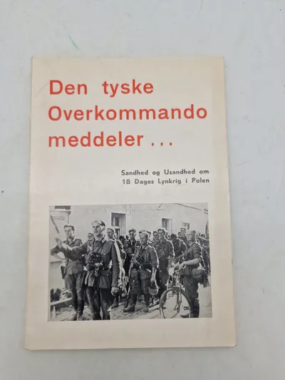 Original pjece - Den tyske overkommando meddeler..