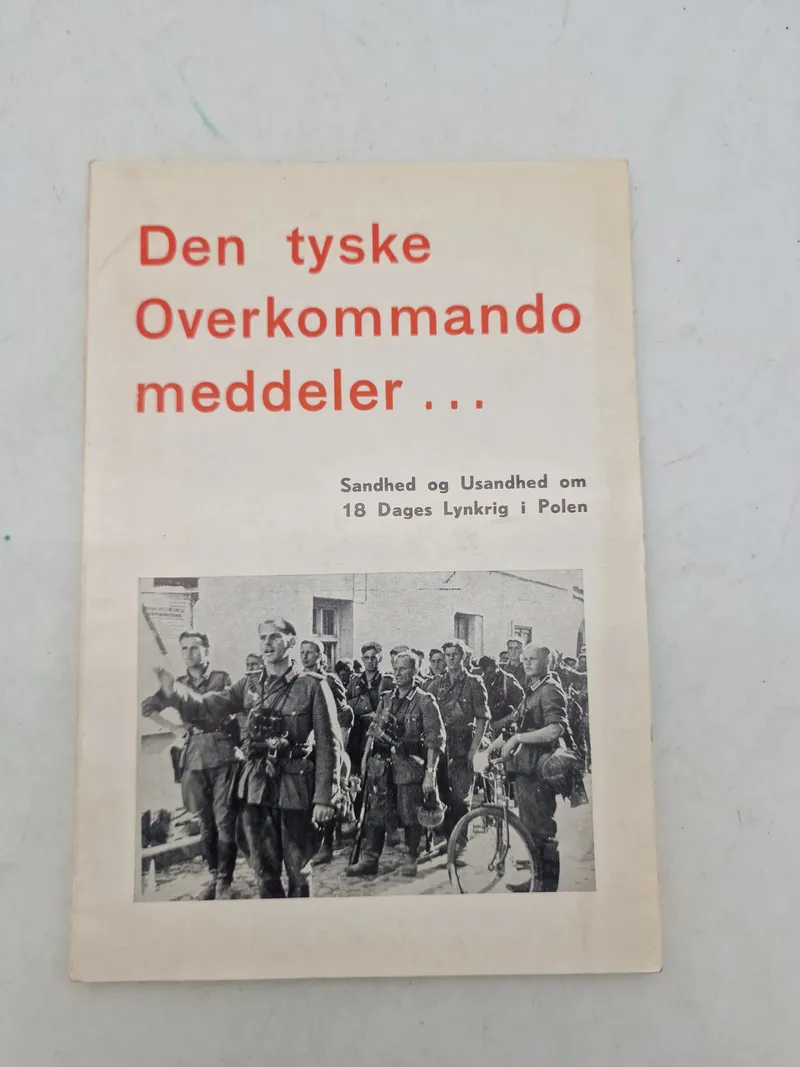 Original pjece - Den tyske overkommando meddeler..
