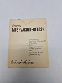 Original ww2 pjece - Moskva konferencen