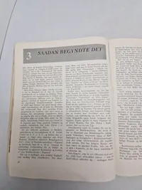 Originalt eks af  "Bomber over Tyskland". Illegal bog 
Titel: "Bomber over Tyskland".
Undertitel: "En officiel Beretning fra U. S. Army Air Force om den 8. Bombe-Kommandos første Aar i Europa".